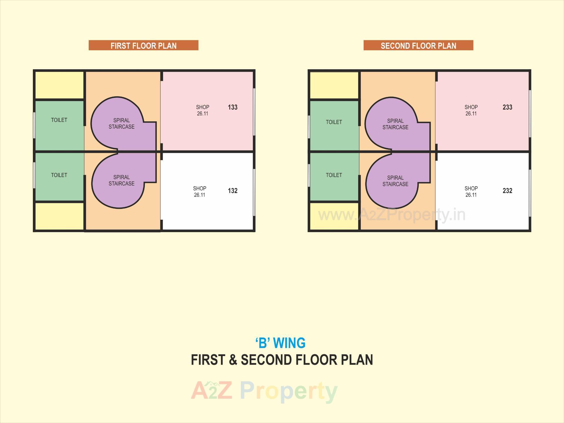 Layout of real estate project Ashapura Complex located at Vapi, Valsad, Gujarat
