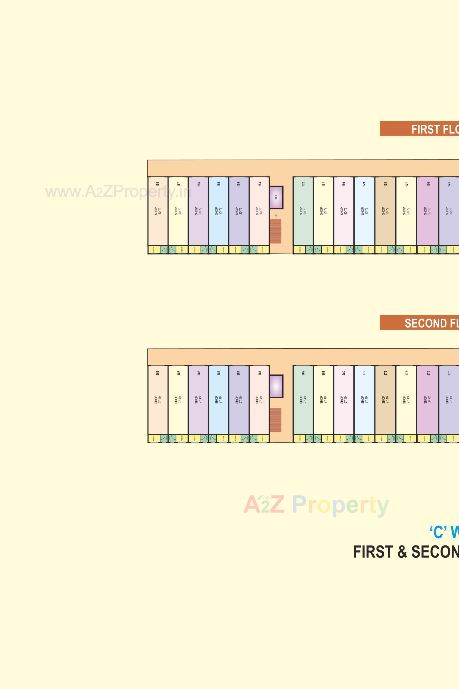 Layout of real estate project Ashapura Complex located at Vapi, Valsad, Gujarat