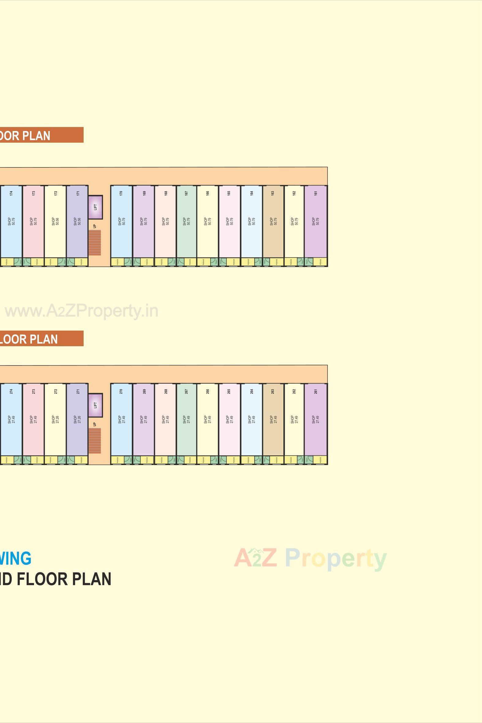 Layout of real estate project Ashapura Complex located at Vapi, Valsad, Gujarat