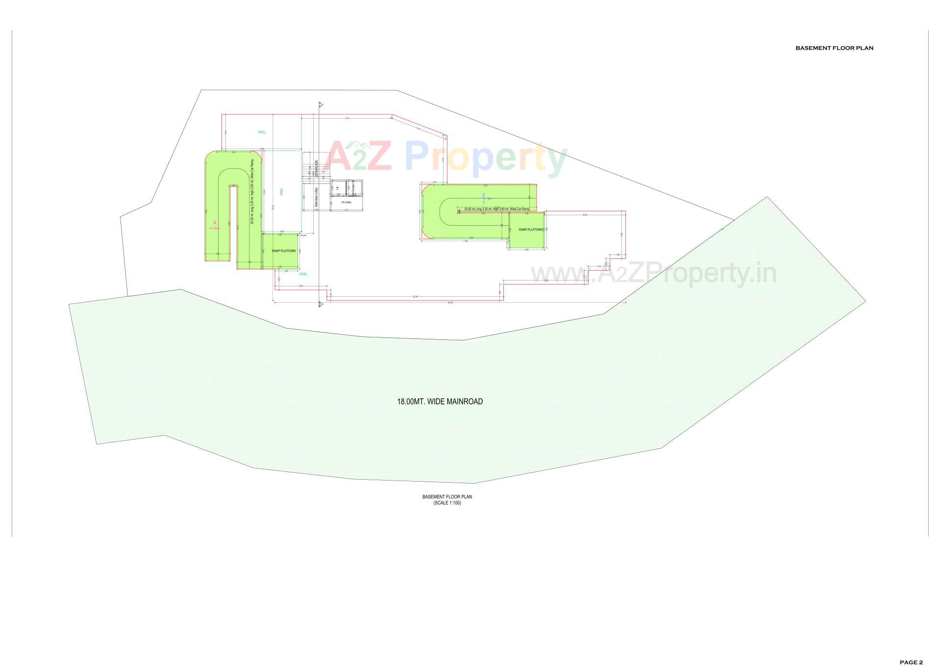Layout of real estate project Aum Royale located at Vapi, Valsad, Gujarat