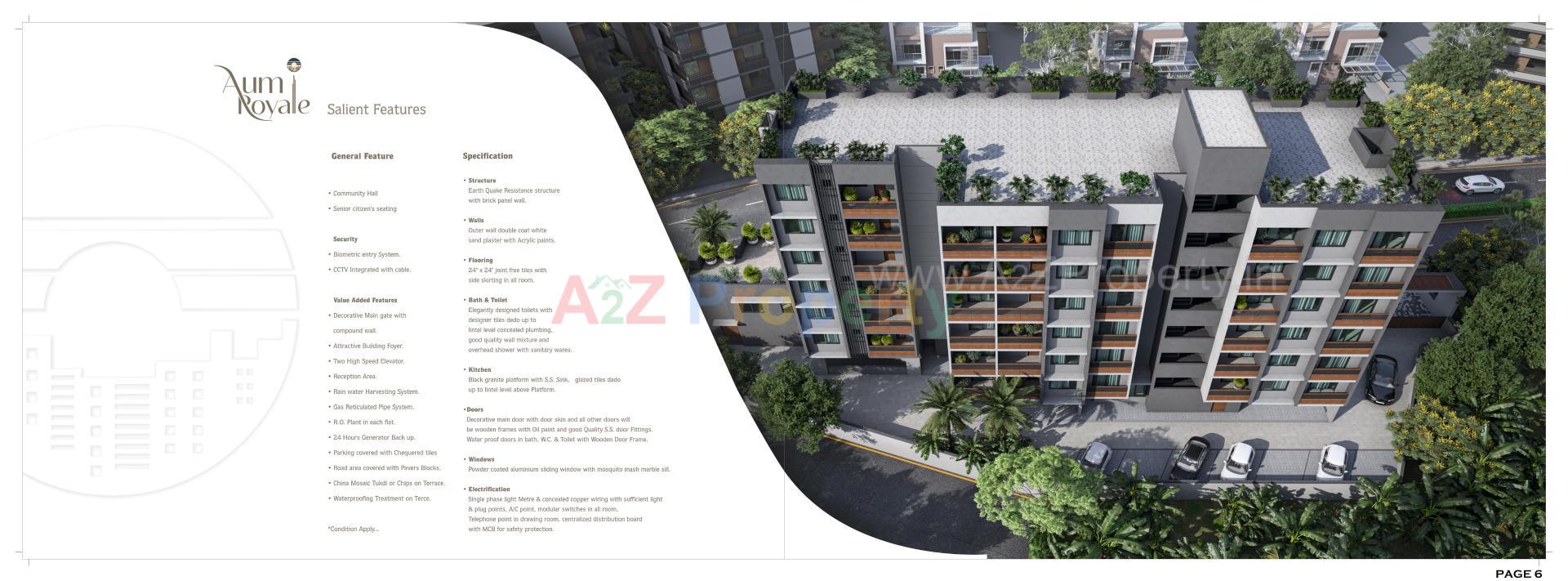  of real estate project Aum Royale located at Vapi, Valsad, Gujarat