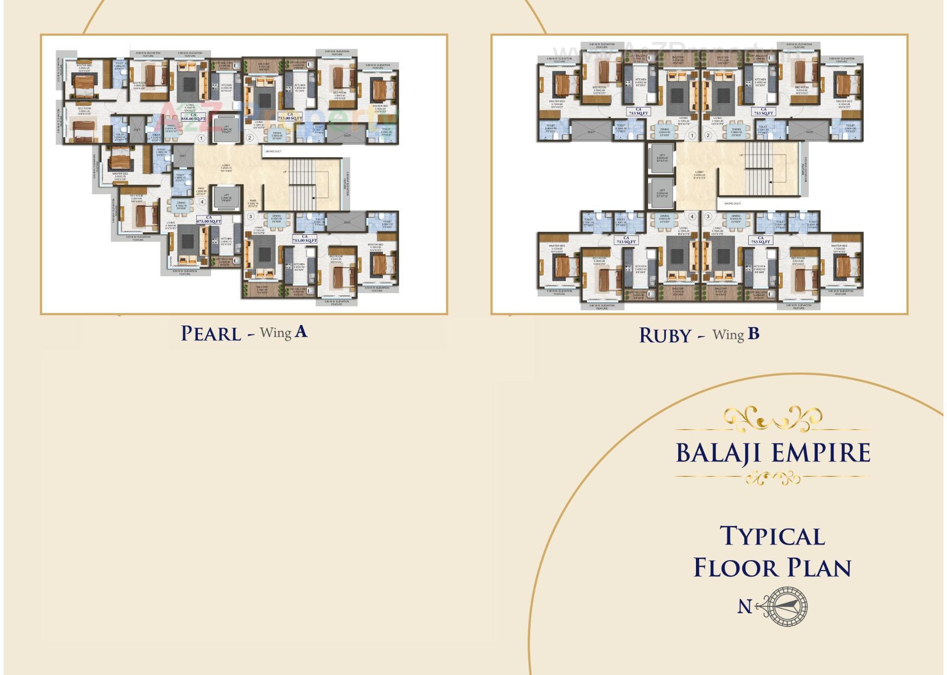 Layout of real estate project Balaji Empire located at Dungara, Valsad, Gujarat