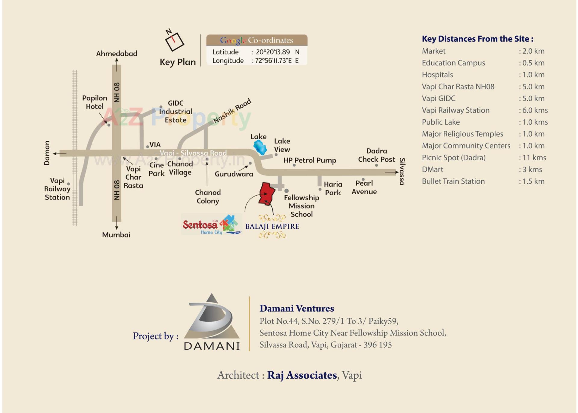  of real estate project Balaji Empire located at Dungara, Valsad, Gujarat