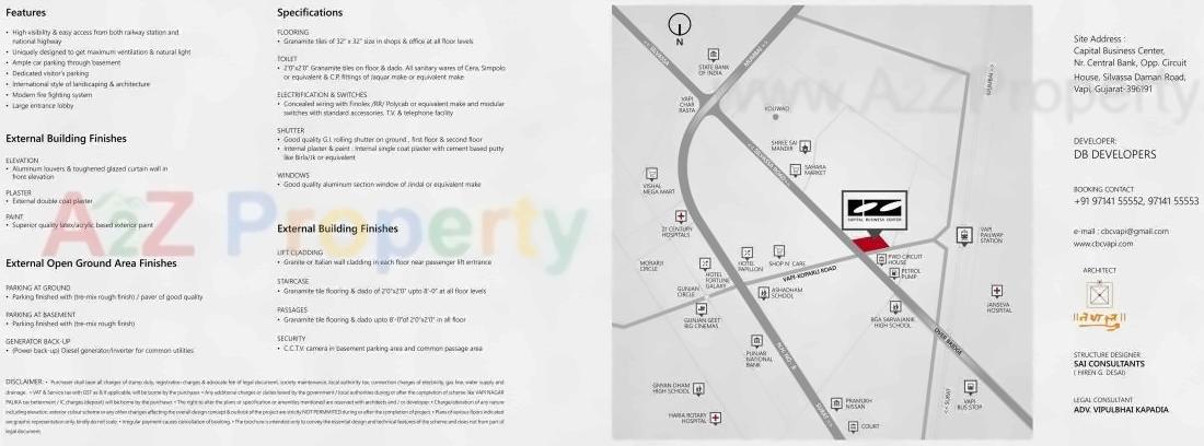  of real estate project Capital Business Center located at Vapi, Valsad, Gujarat