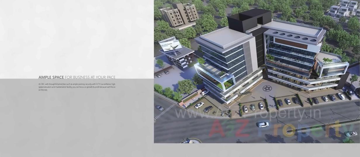 3D Elevation of real estate project Capital Business Center located at Vapi, Valsad, Gujarat