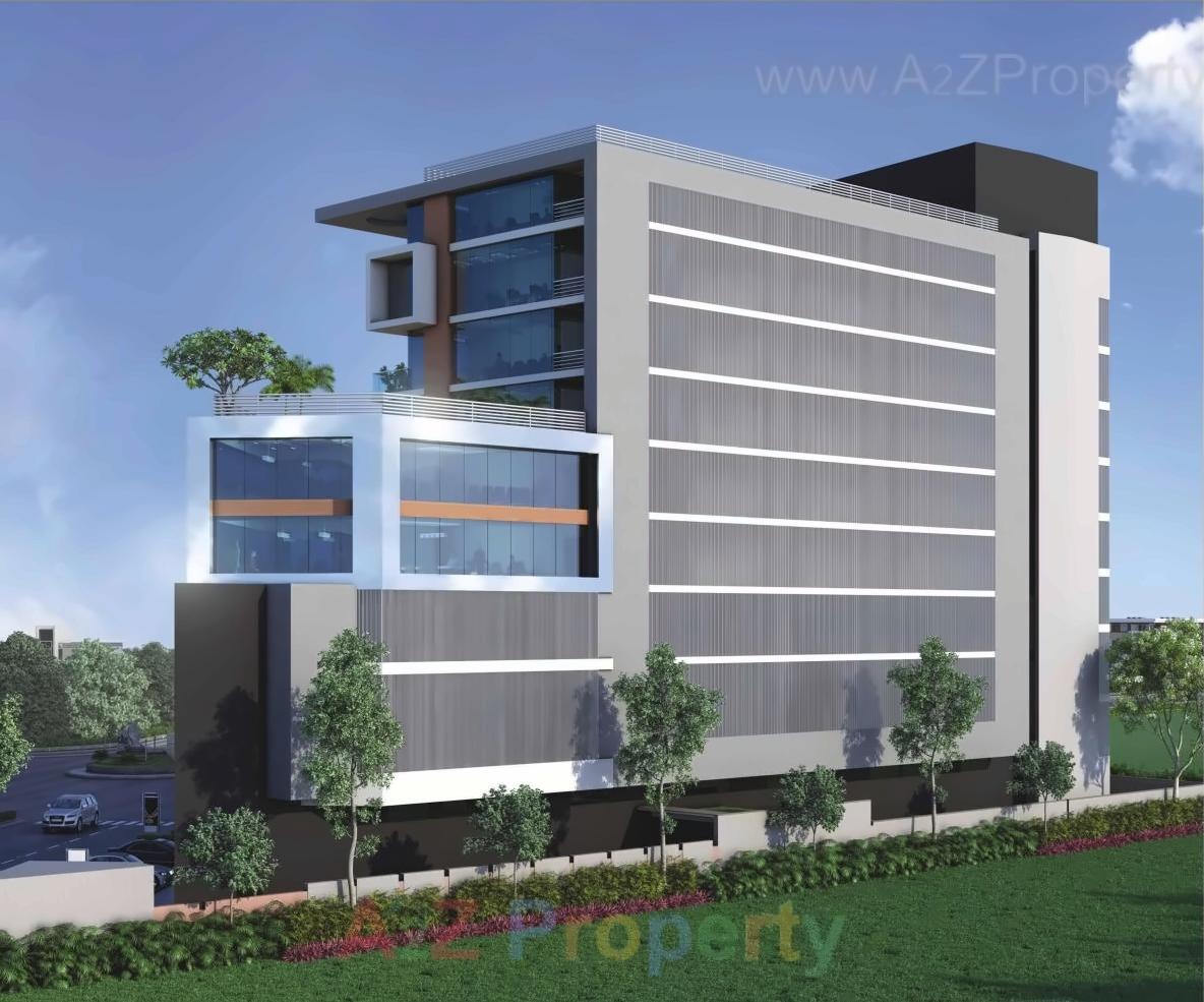 3D Elevation of real estate project Capital Business Center located at Vapi, Valsad, Gujarat