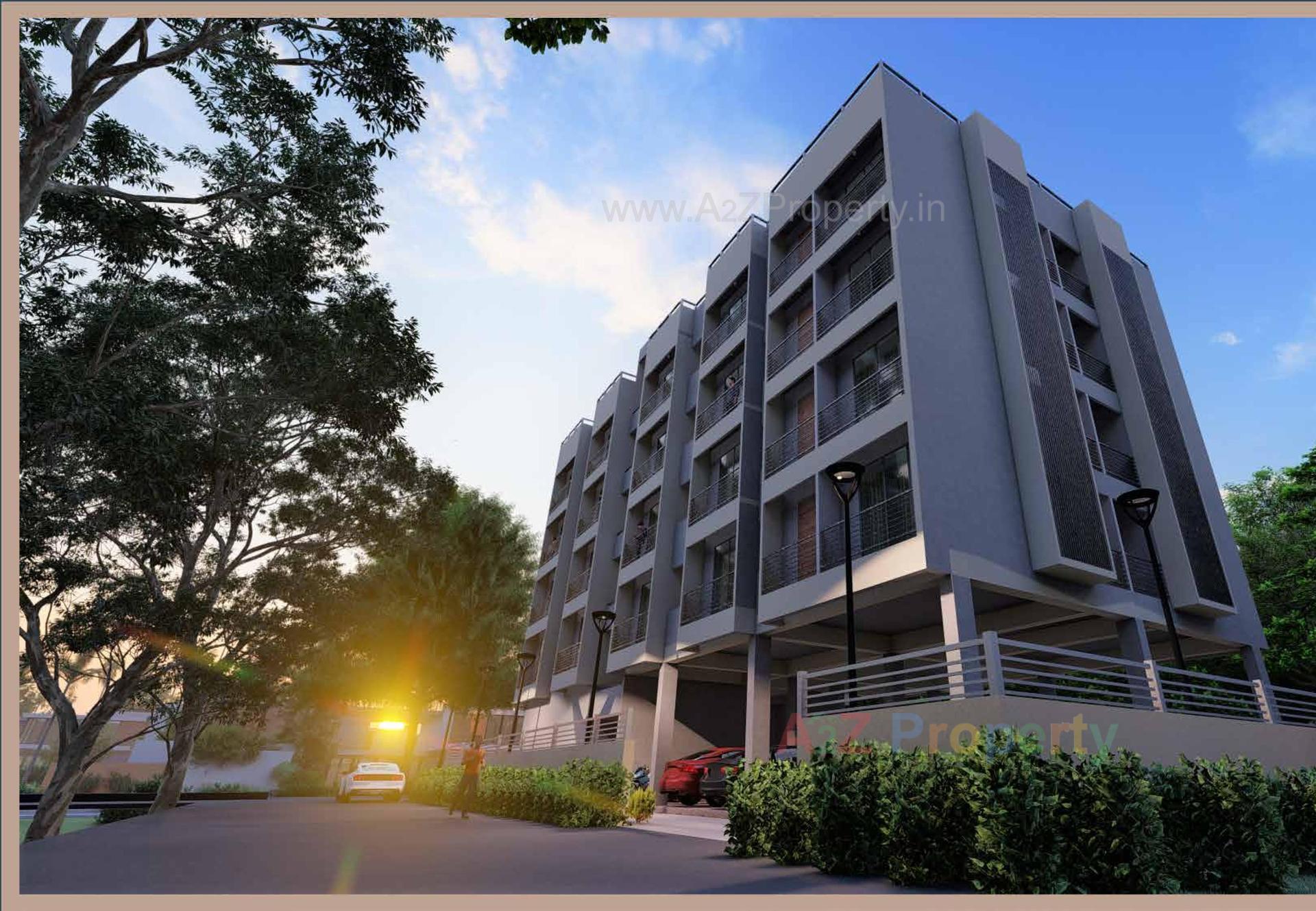 3D Elevation of real estate project Chandra Sarovar located at Vapi, Valsad, Gujarat
