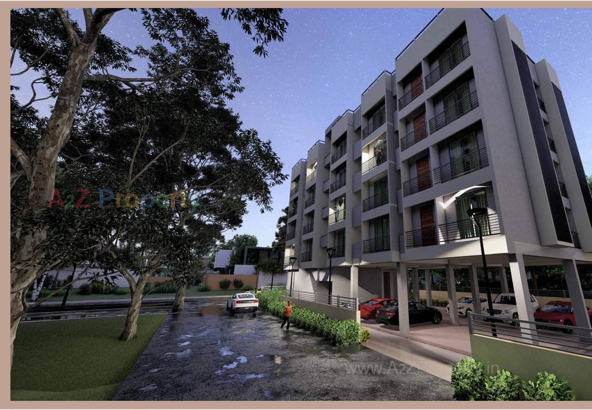 3D Elevation of real estate project Chandra Sarovar located at Vapi, Valsad, Gujarat