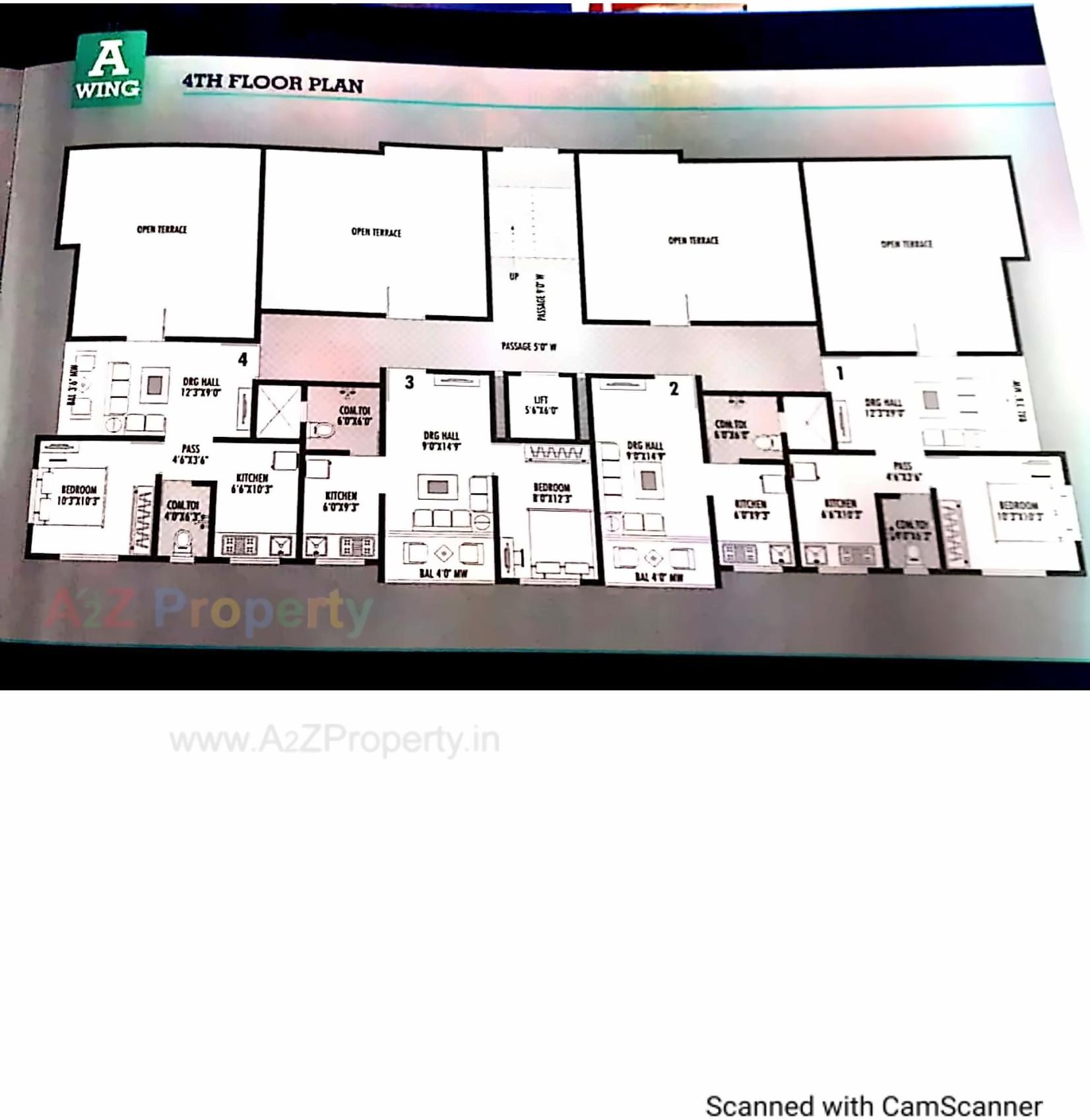 Layout of real estate project Deepam Square located at Valsad, Valsad, Gujarat