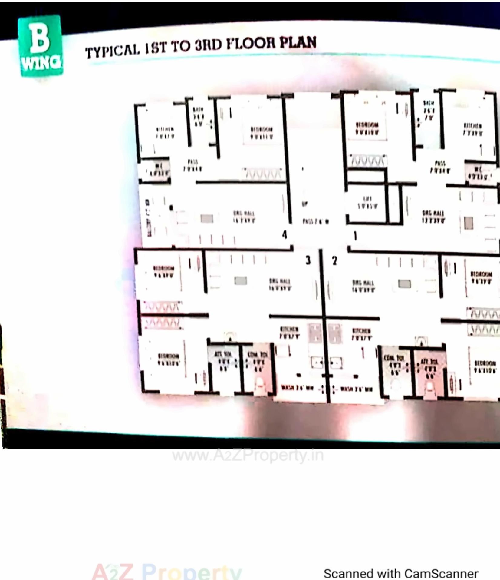 Layout of real estate project Deepam Square located at Valsad, Valsad, Gujarat