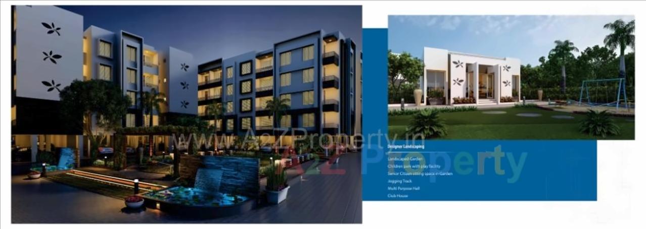 3D Elevation of real estate project Dream City Heights located at Dungra, Valsad, Gujarat