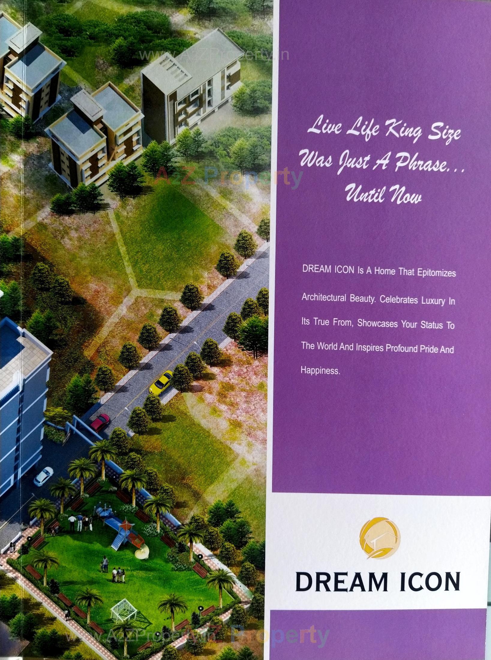 3D Elevation of real estate project Dream Icon located at Dungra, Valsad, Gujarat