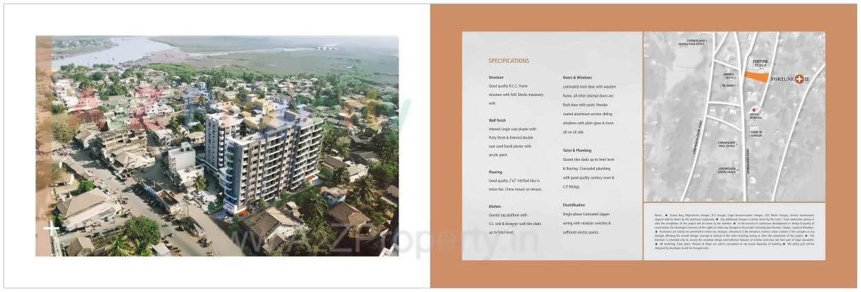  of real estate project Fortune + Ii located at Umargam, Valsad, Gujarat