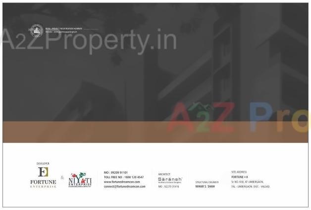  of real estate project Fortune + Ii located at Umargam, Valsad, Gujarat