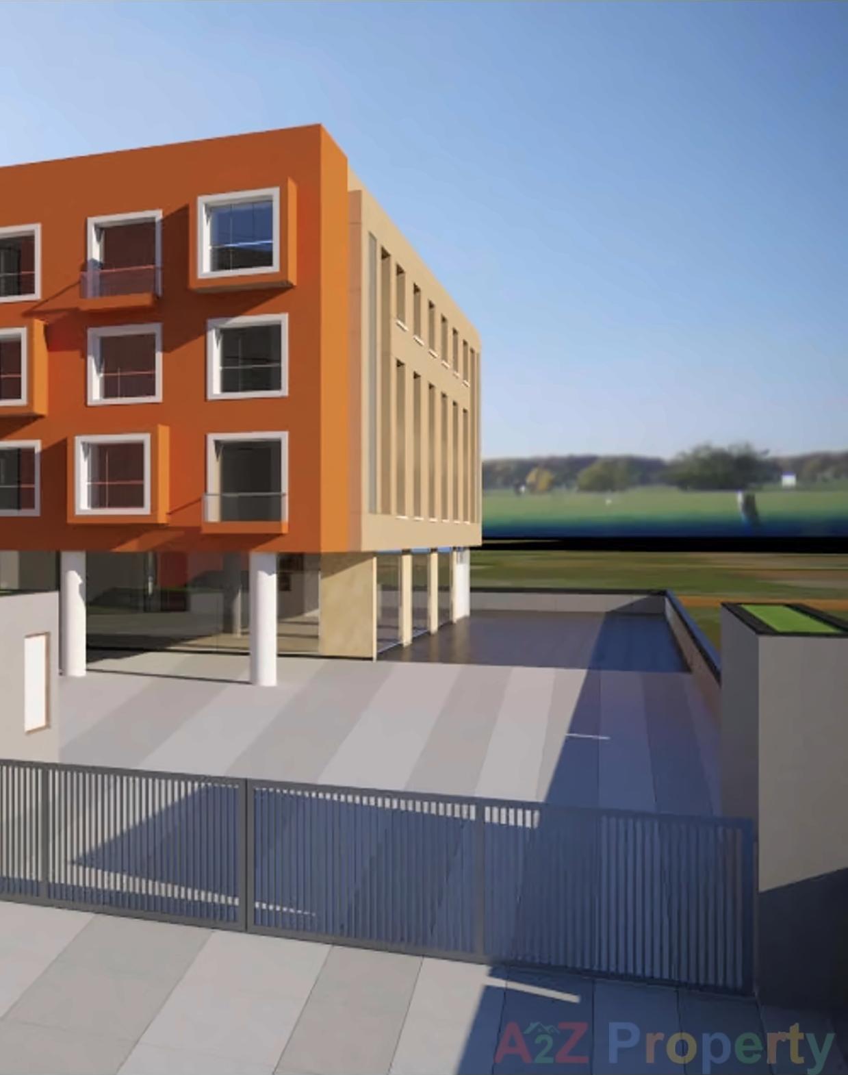 3D Elevation of real estate project Fortune Landmark located at Vaapi, Valsad, Gujarat