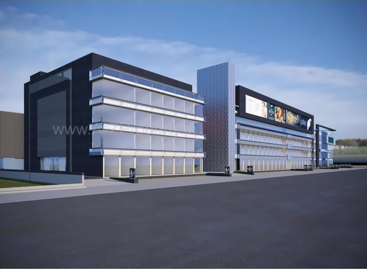 3D Elevation of real estate project Fortune Landmark located at Vaapi, Valsad, Gujarat