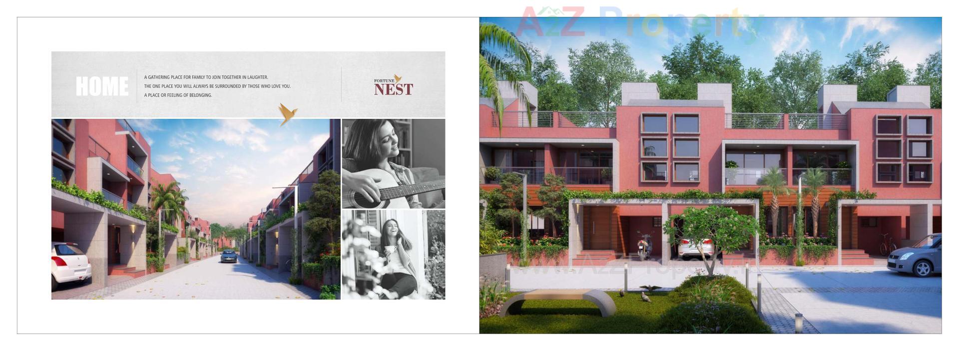 3D Elevation of real estate project Fortune Nest located at Valsad, Valsad, Gujarat