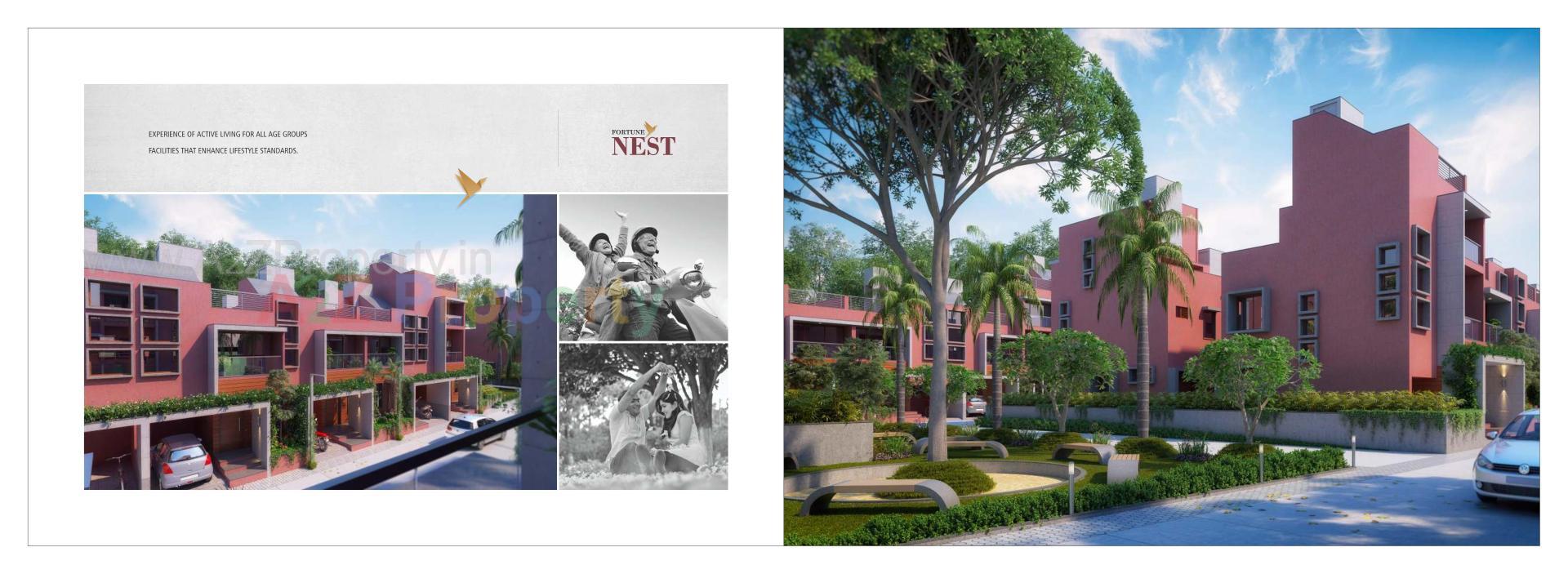 3D Elevation of real estate project Fortune Nest located at Valsad, Valsad, Gujarat