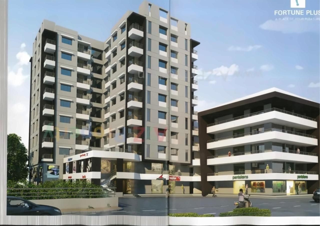 3D Elevation of real estate project Fortune Plus located at Umargam, Valsad, Gujarat
