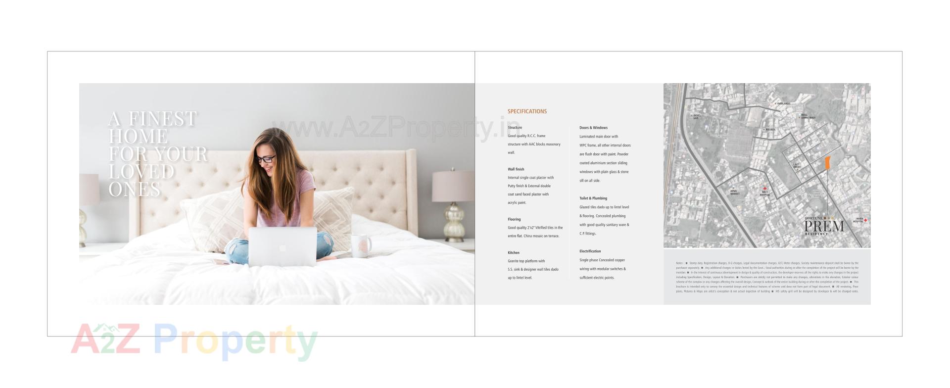  of real estate project Fortune Prem Residency located at Vapi, Valsad, Gujarat