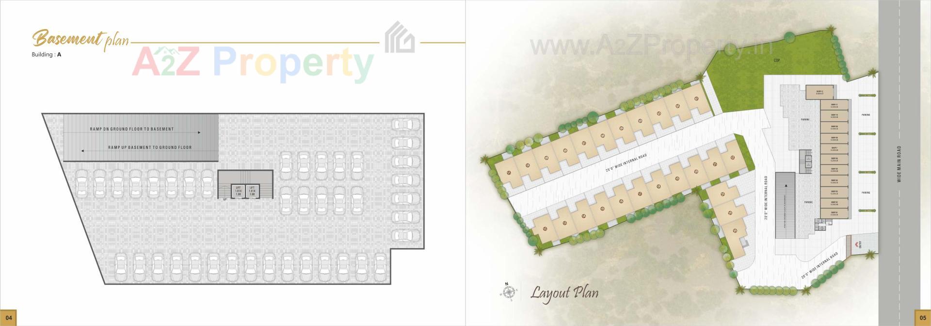 Layout of real estate project Gavan Homes located at Vapi, Valsad, Gujarat
