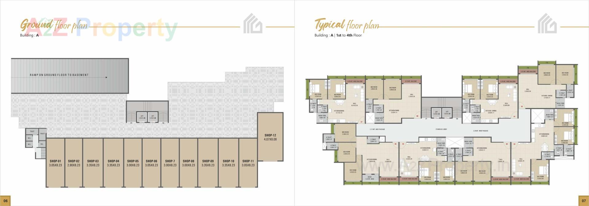 Layout of real estate project Gavan Homes located at Vapi, Valsad, Gujarat