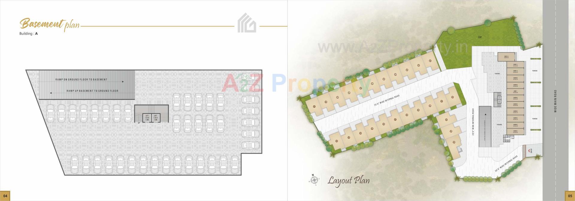 Layout of real estate project Gavan Homes located at Vapi, Valsad, Gujarat