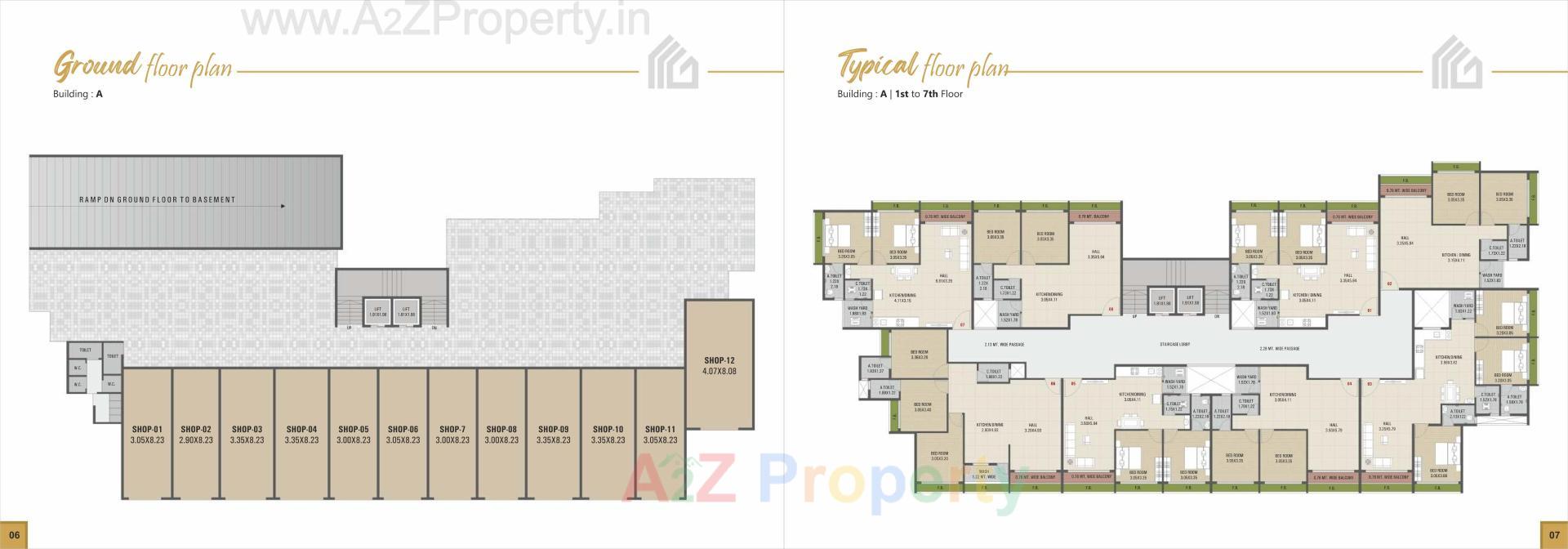 Layout of real estate project Gavan Homes located at Vapi, Valsad, Gujarat
