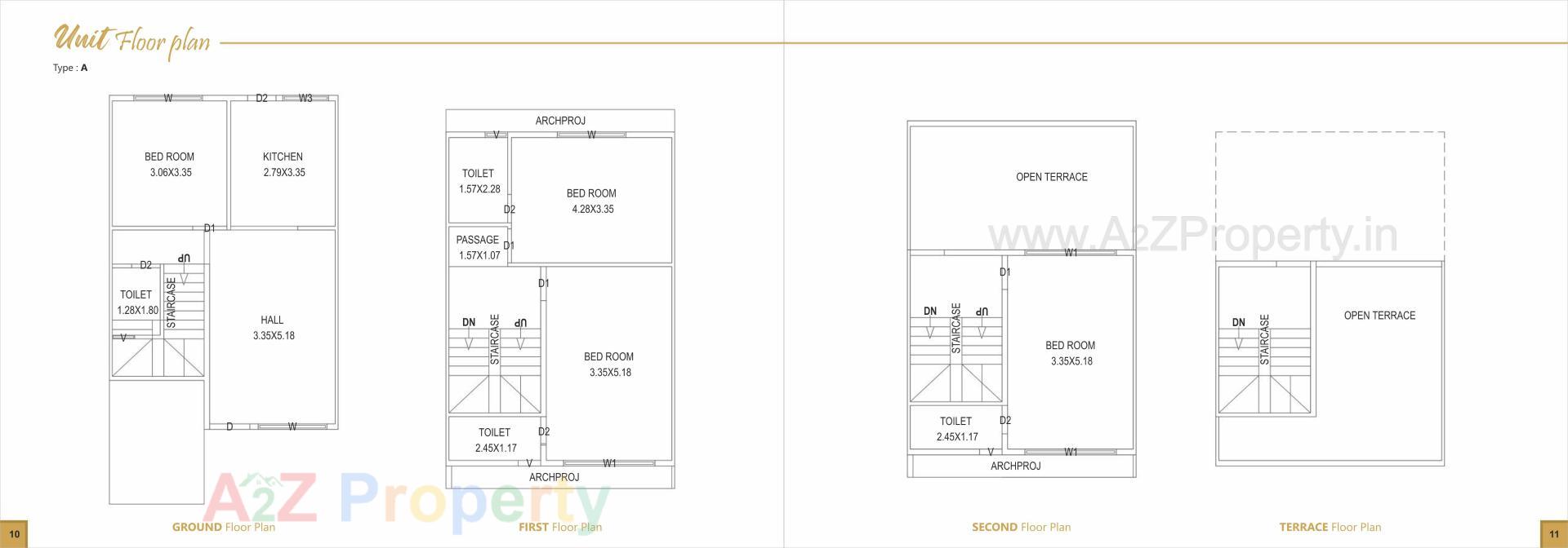 Layout of real estate project Gavan Homes located at Vapi, Valsad, Gujarat