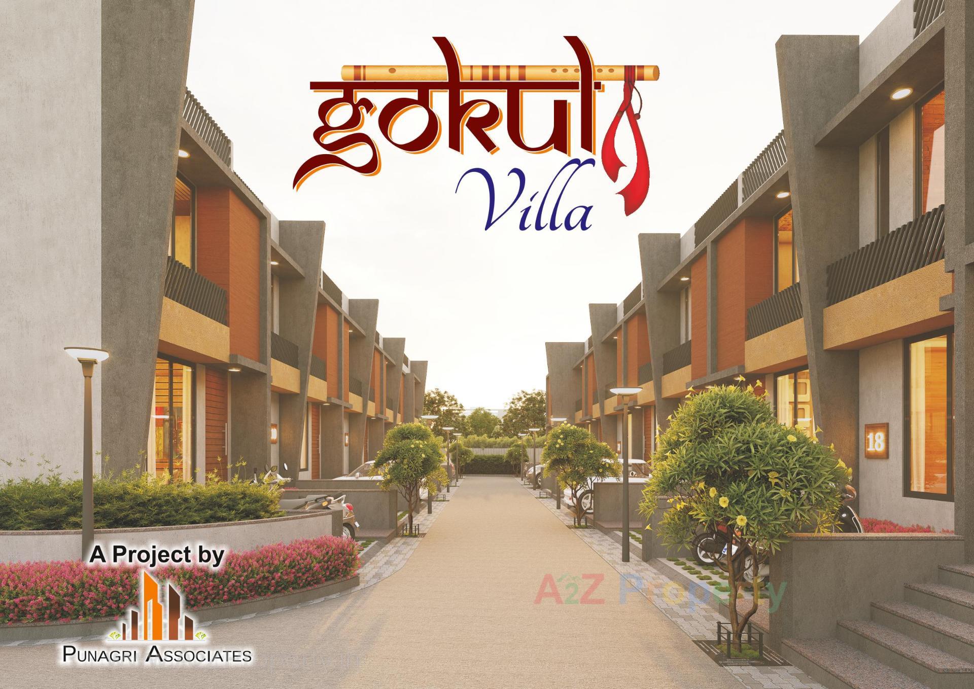 3D Elevation of real estate project Gokul Villa located at Vapi, Valsad, Gujarat