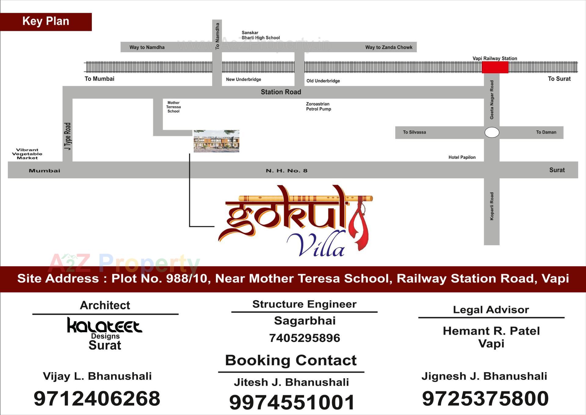  of real estate project Gokul Villa located at Vapi, Valsad, Gujarat