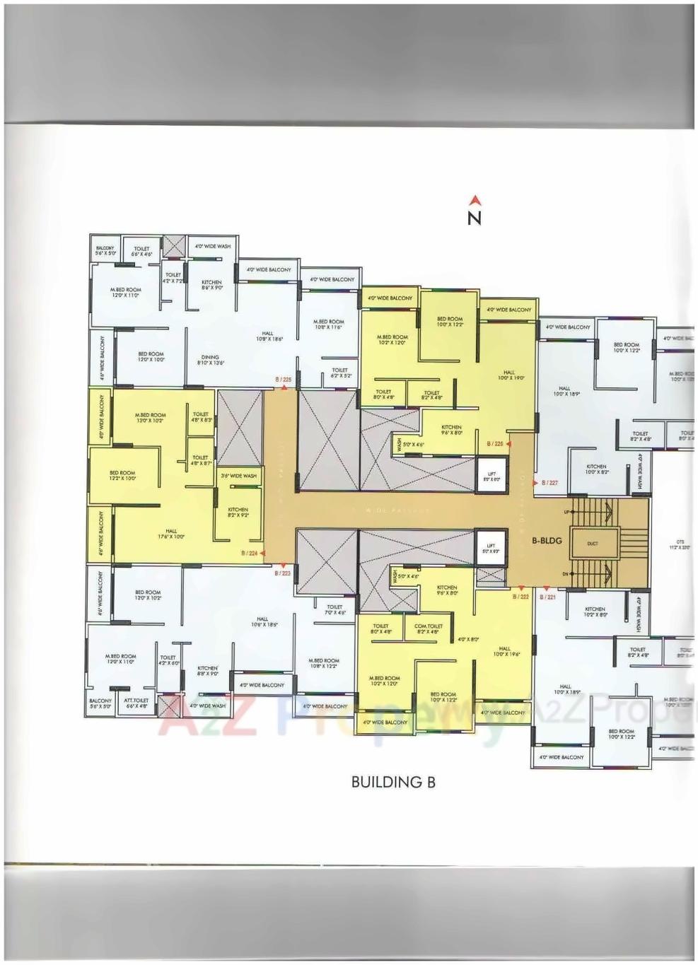 Layout of real estate project Gopal Krupa located at Umargam, Valsad, Gujarat