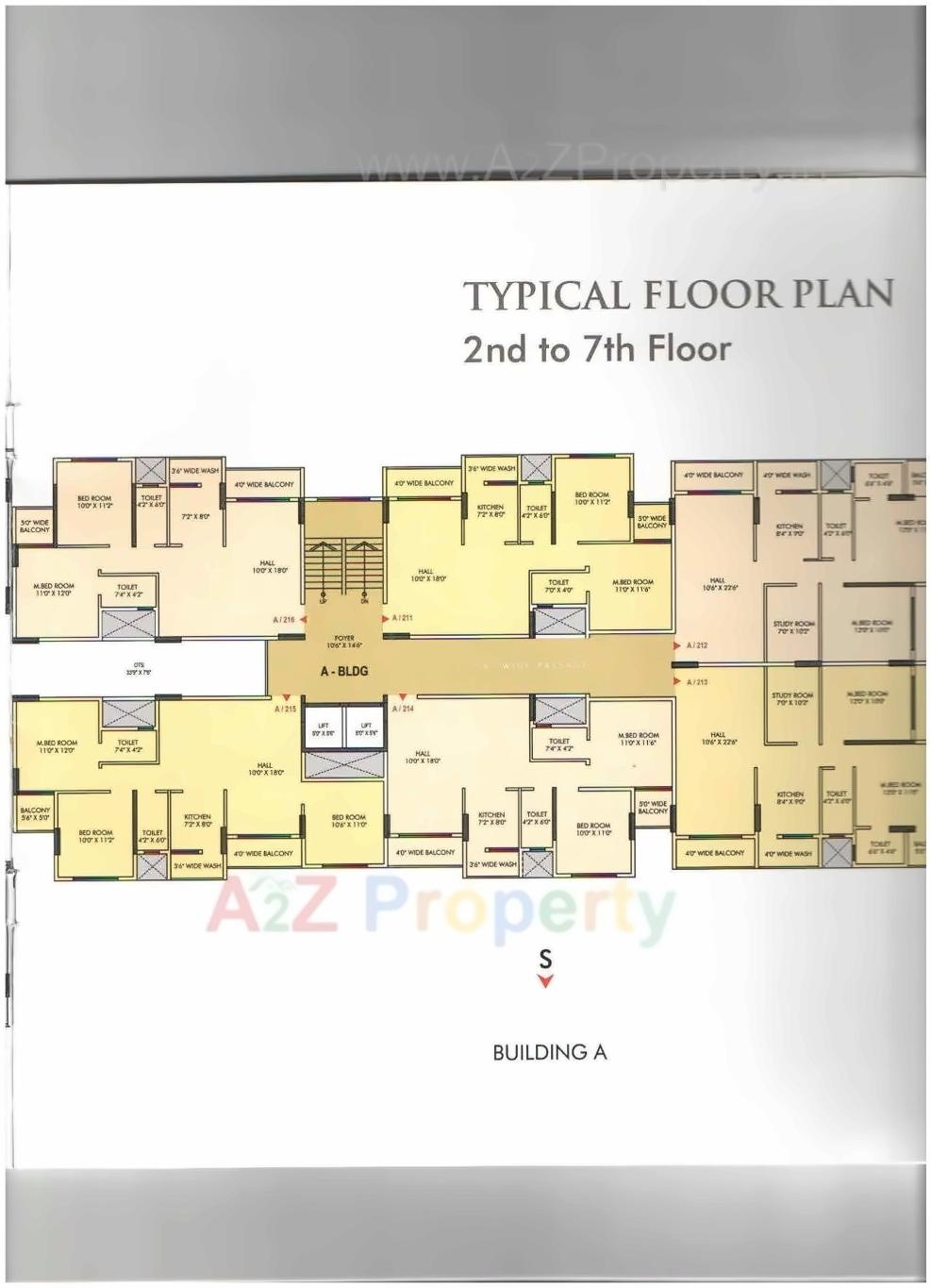 Layout of real estate project Gopal Krupa located at Umargam, Valsad, Gujarat