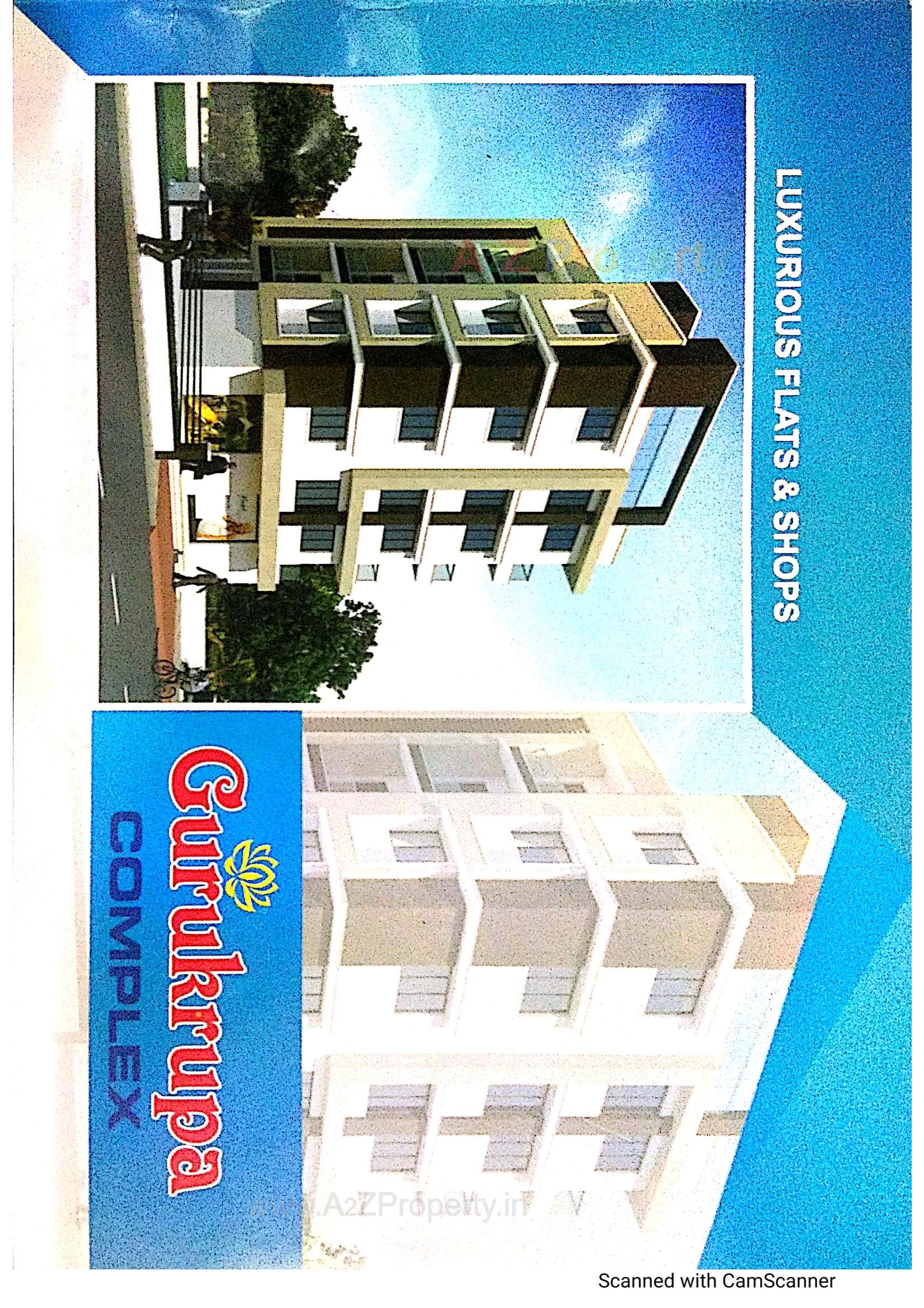 Layout of real estate project Gurudev Complex located at Vapi, Valsad, Gujarat