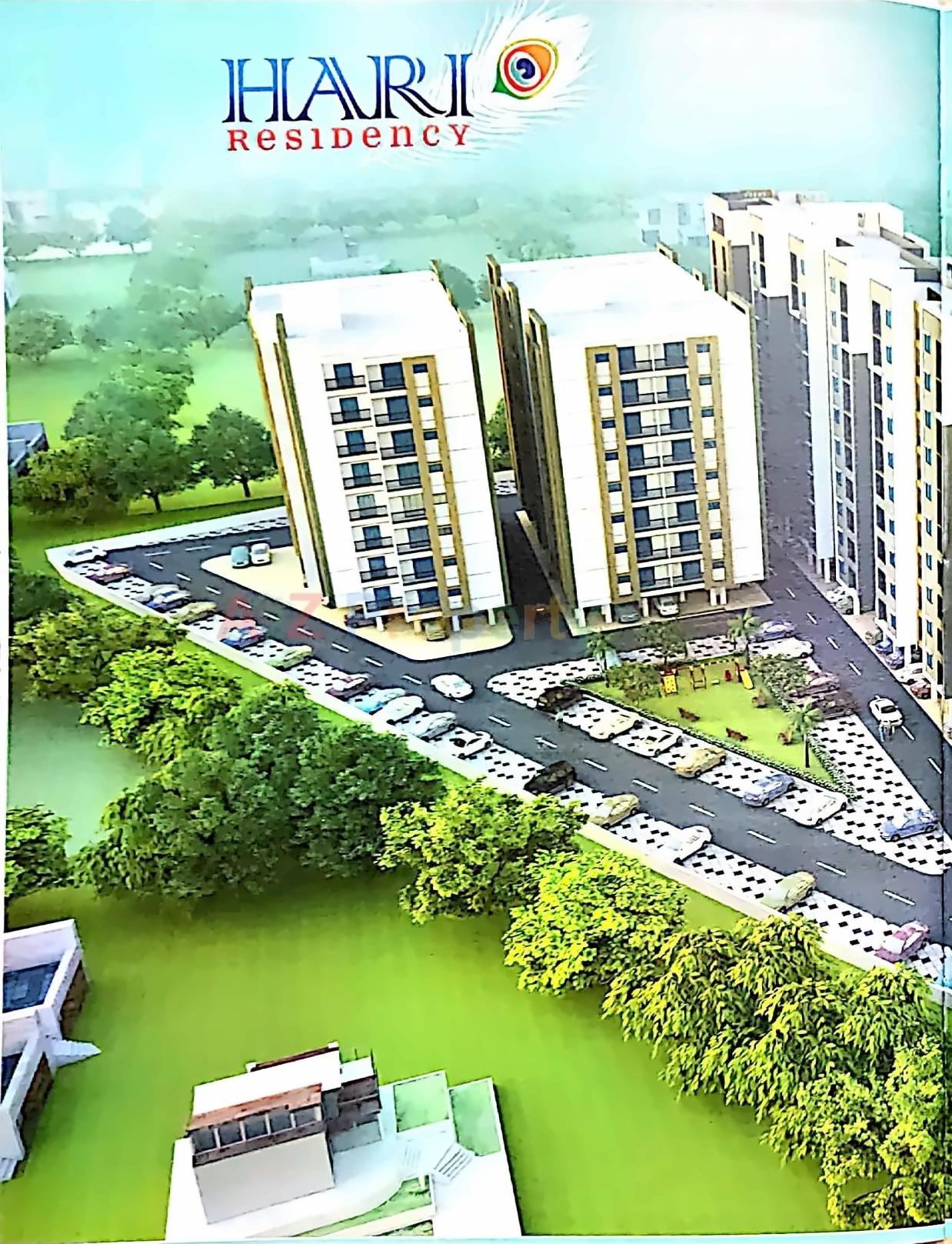 3D Elevation of real estate project Hari Residency located at Umargam, Valsad, Gujarat