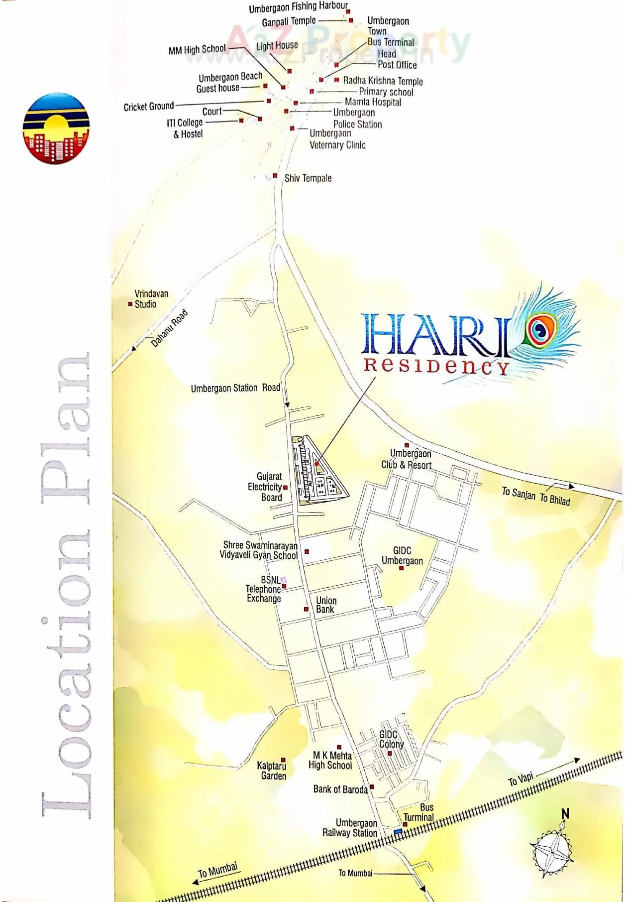  of real estate project Hari Residency located at Umargam, Valsad, Gujarat