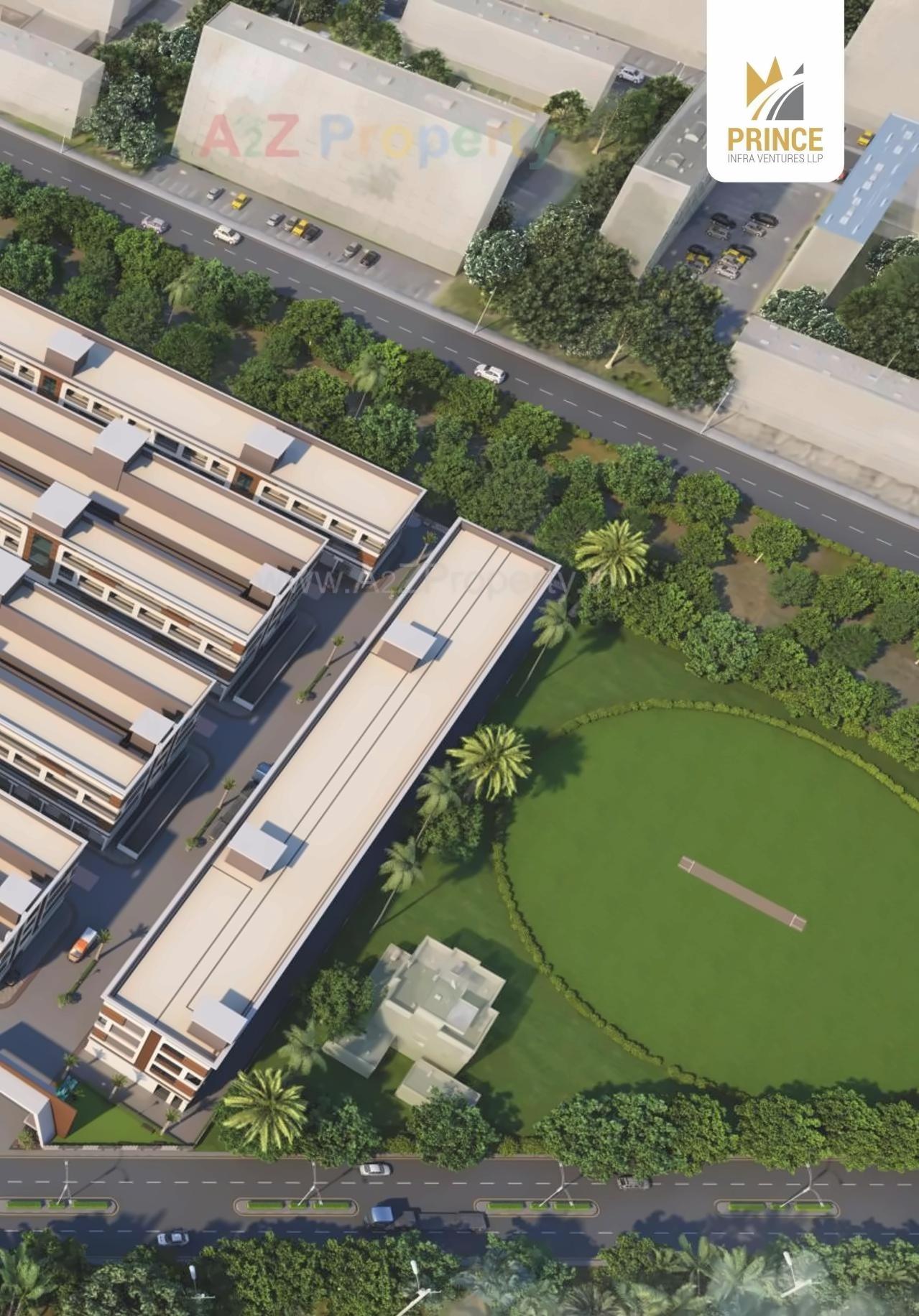 3D Elevation of real estate project Infinity Industrial Park located at Vapi, Valsad, Gujarat