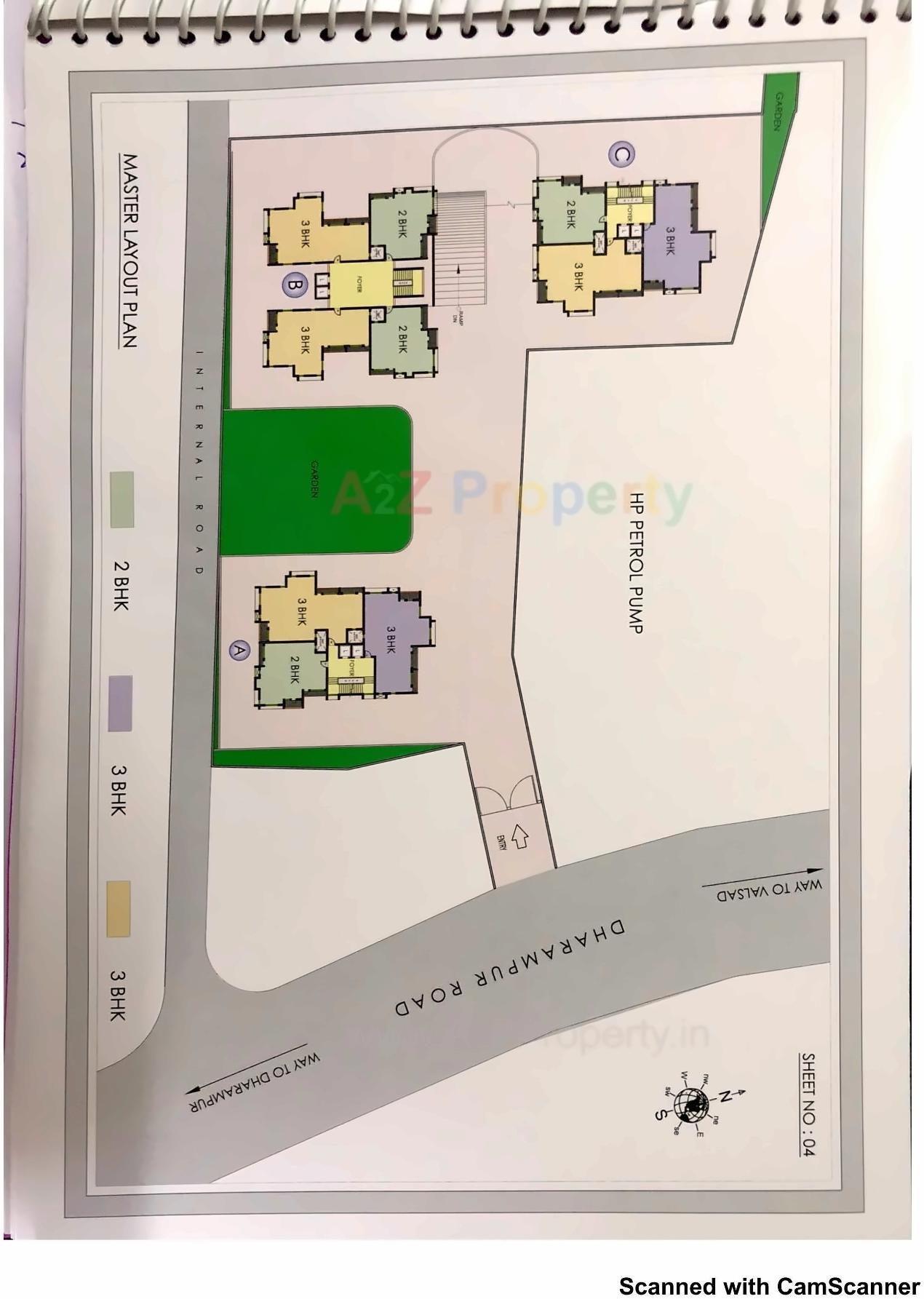 Layout of real estate project Irma located at Valsad, Valsad, Gujarat