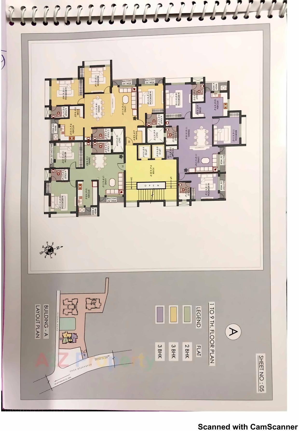 Layout of real estate project Irma located at Valsad, Valsad, Gujarat
