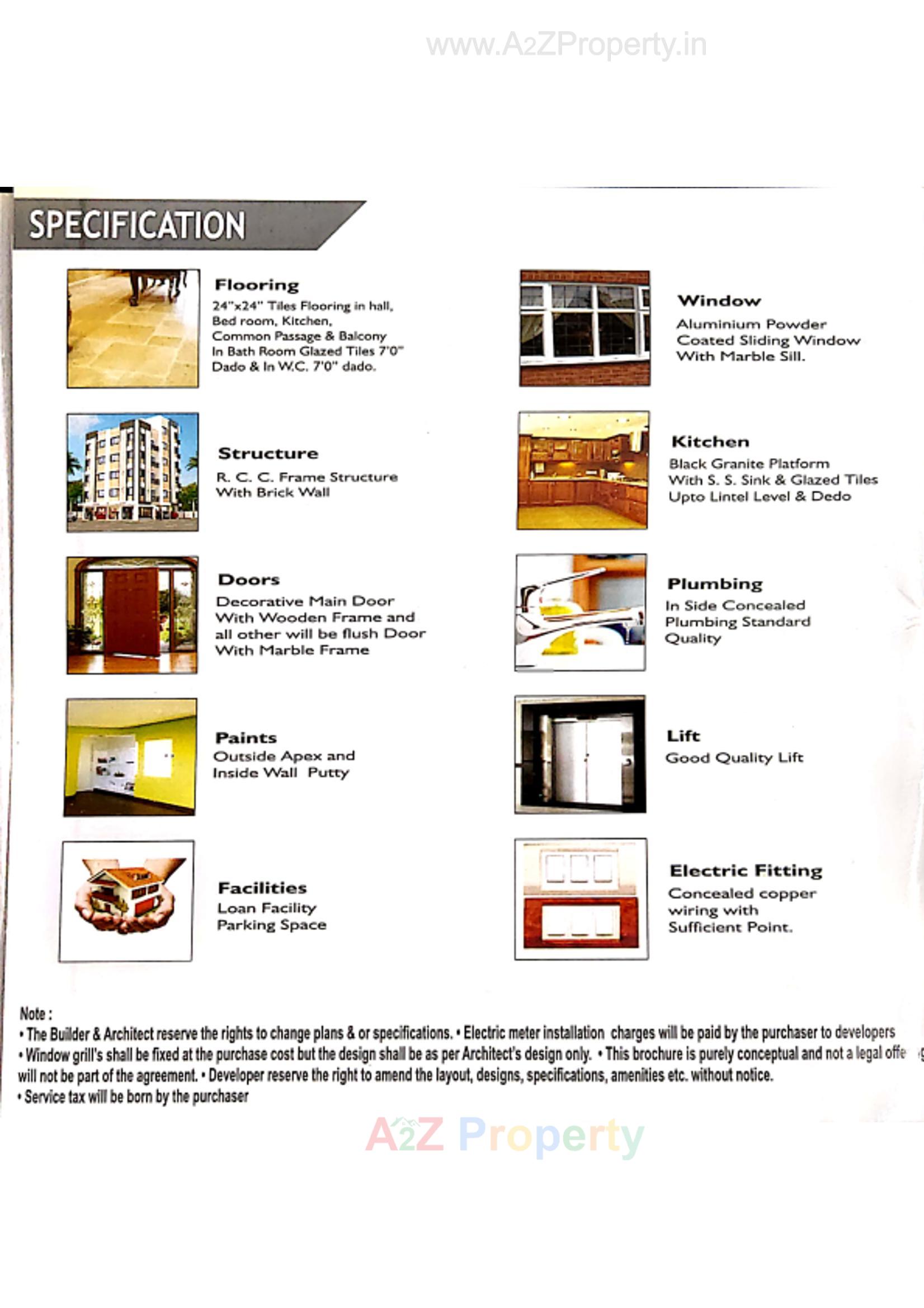  of real estate project Jaladham Residency located at Dungra, Valsad, Gujarat