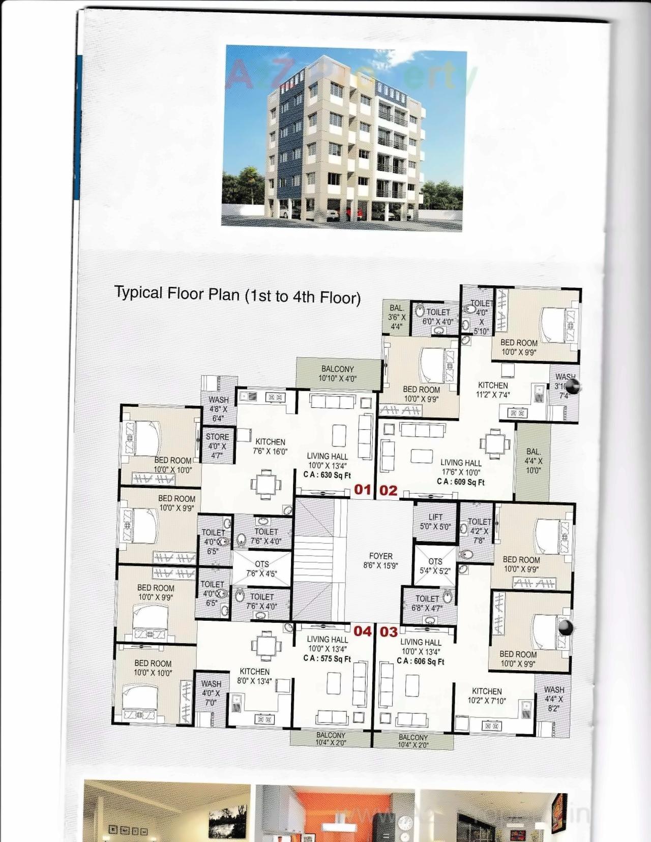 Layout of real estate project Jalaram Complex located at Kasba, Valsad, Gujarat