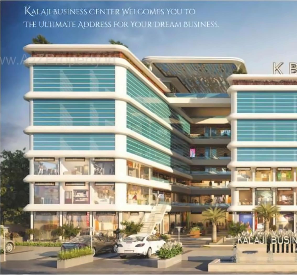 3D Elevation of real estate project Kalaji Business Centre (k B C ) located at Abrama, Valsad, Gujarat