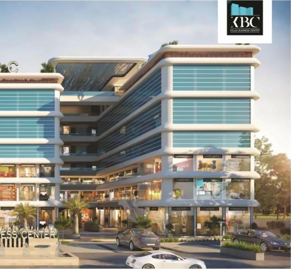 3D Elevation of real estate project Kalaji Business Centre (k B C ) located at Abrama, Valsad, Gujarat