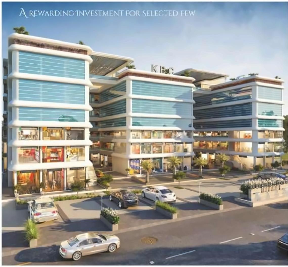 3D Elevation of real estate project Kalaji Business Centre (k B C ) located at Abrama, Valsad, Gujarat