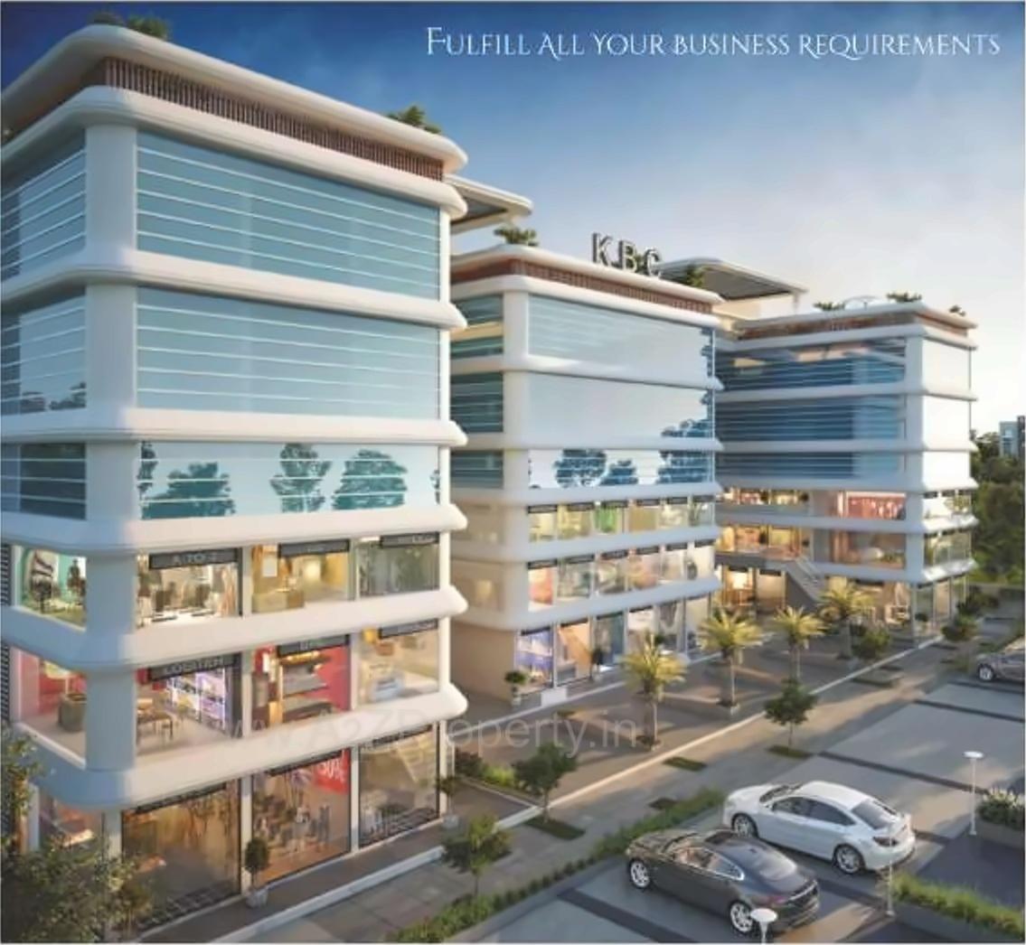 3D Elevation of real estate project Kalaji Business Centre (k B C ) located at Abrama, Valsad, Gujarat
