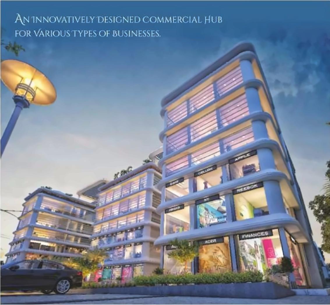 3D Elevation of real estate project Kalaji Business Centre (k B C ) located at Abrama, Valsad, Gujarat