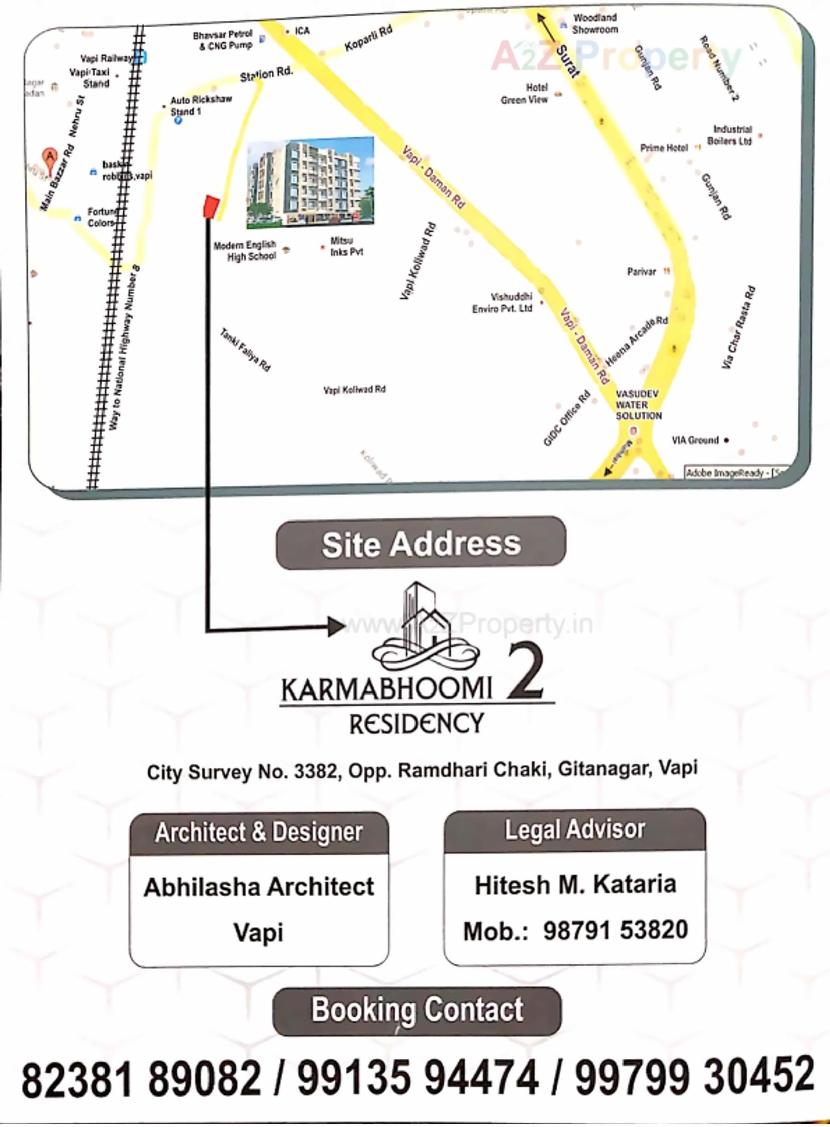  of real estate project Karmabhoomi Residency located at Valsad, Valsad, Gujarat