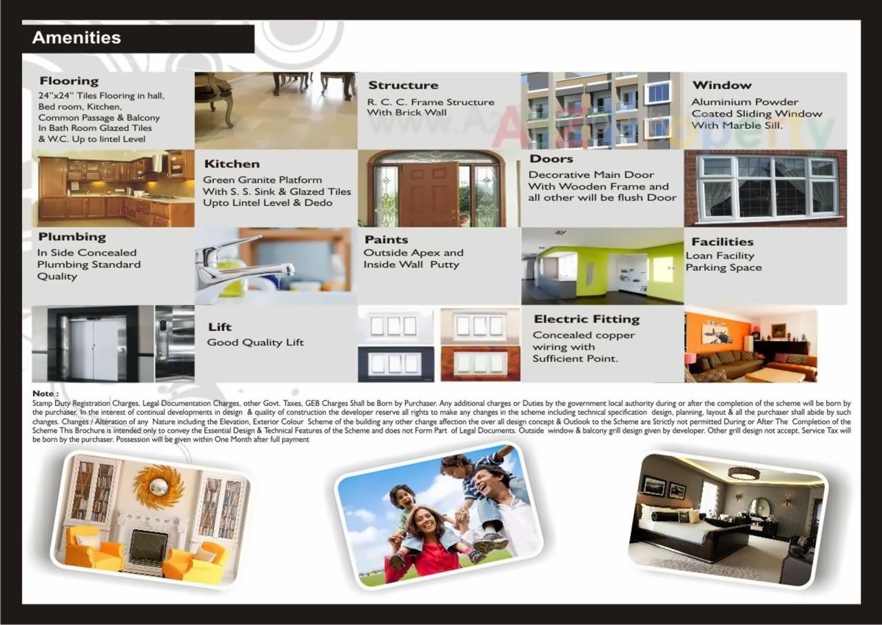 Layout of real estate project Karmabhoomi Residency located at Vapi, Valsad, Gujarat