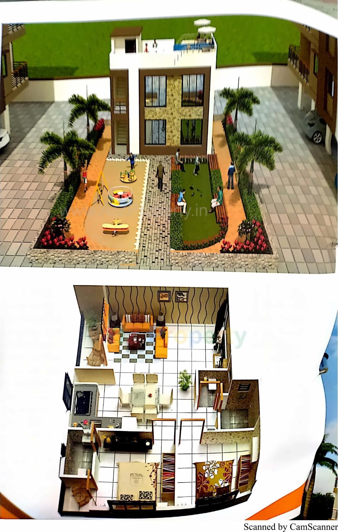 Layout of real estate project Lake Palace Residency located at Dungra, Valsad, Gujarat