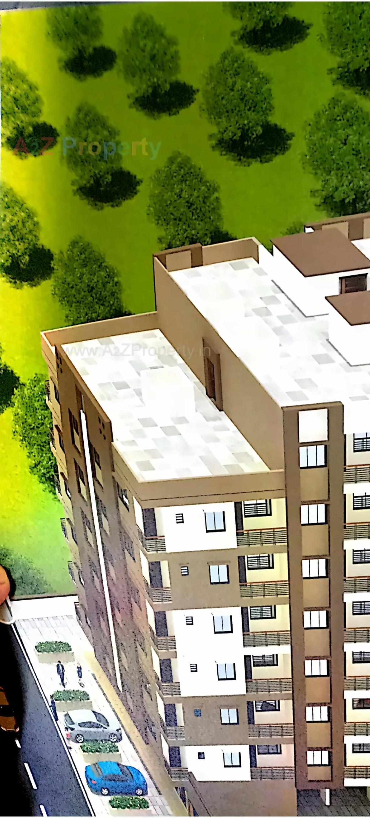 3D Elevation of real estate project Lake Palace Residency located at Dungra, Valsad, Gujarat